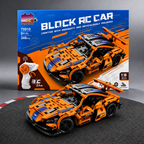 מכוניות ספורט ומרוץ להרכבה עם שלט – Pingao Blocks