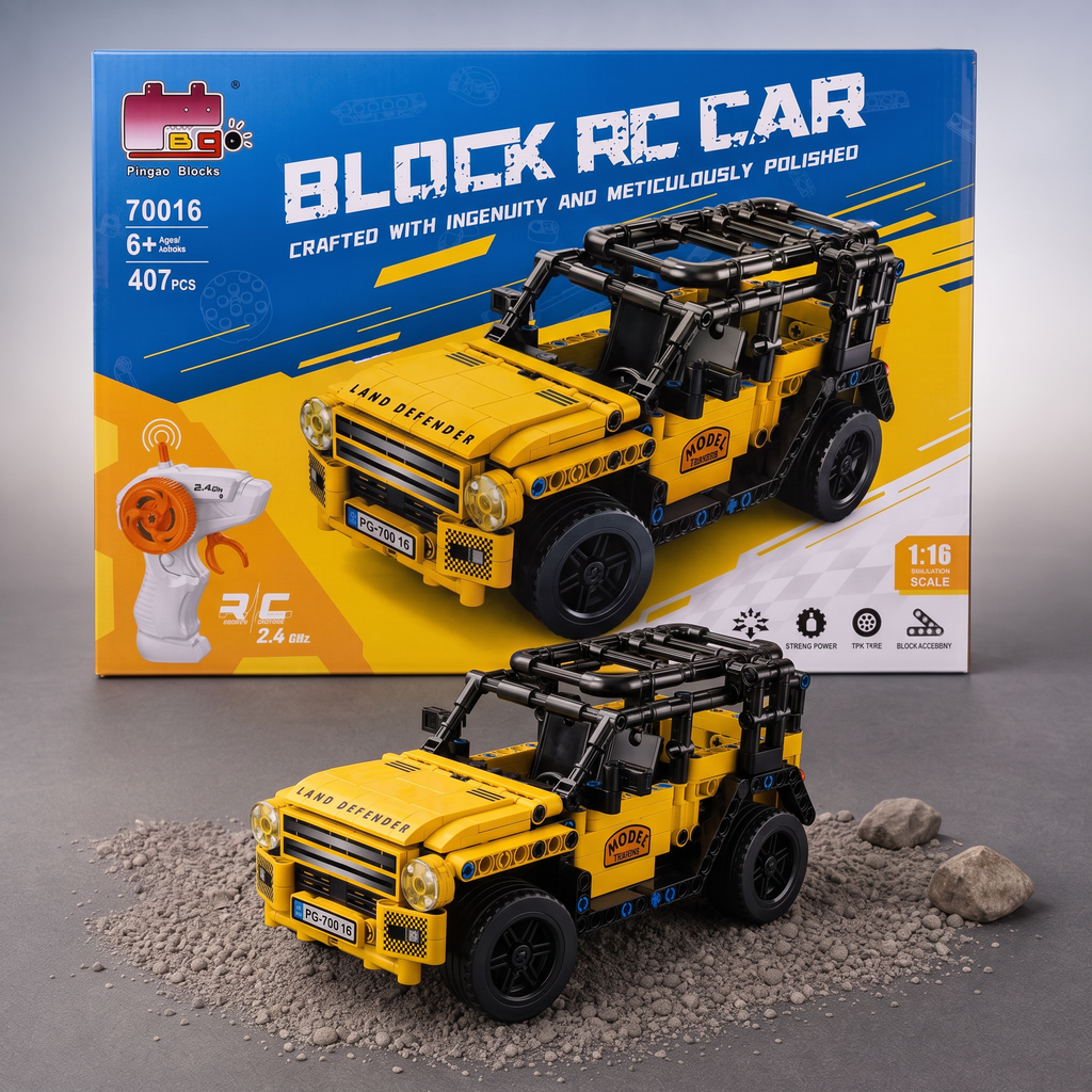 ג׳יפים ורכבי שטח להרכבה עם שלט – Pingao Blocks