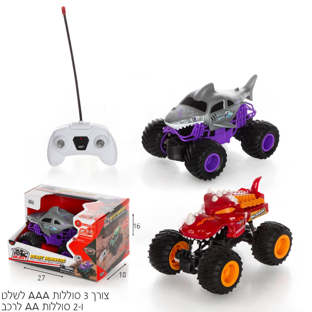 מכונית שלט BIG FOOT TRUCK 1:24