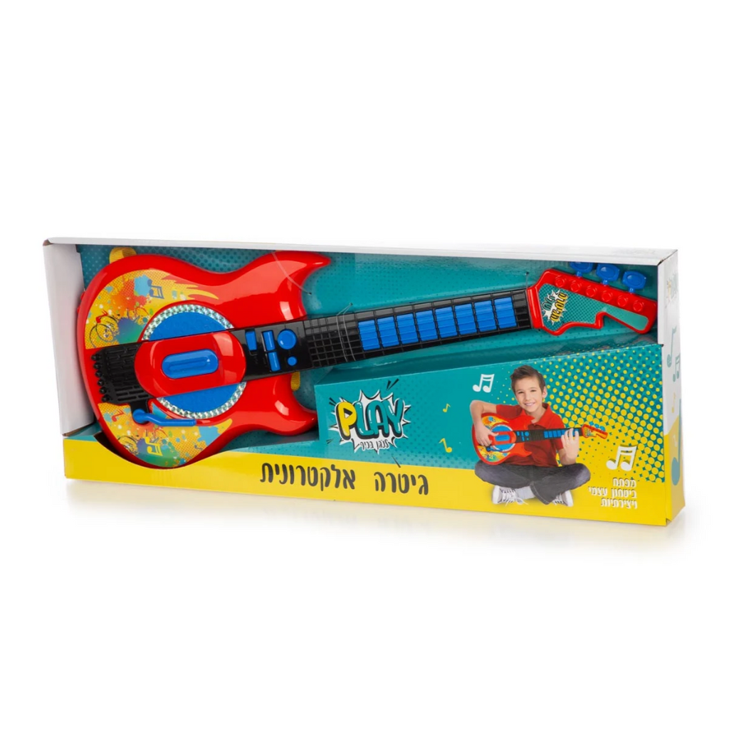 גיטרה אלקטרנית צבעונית לילדים