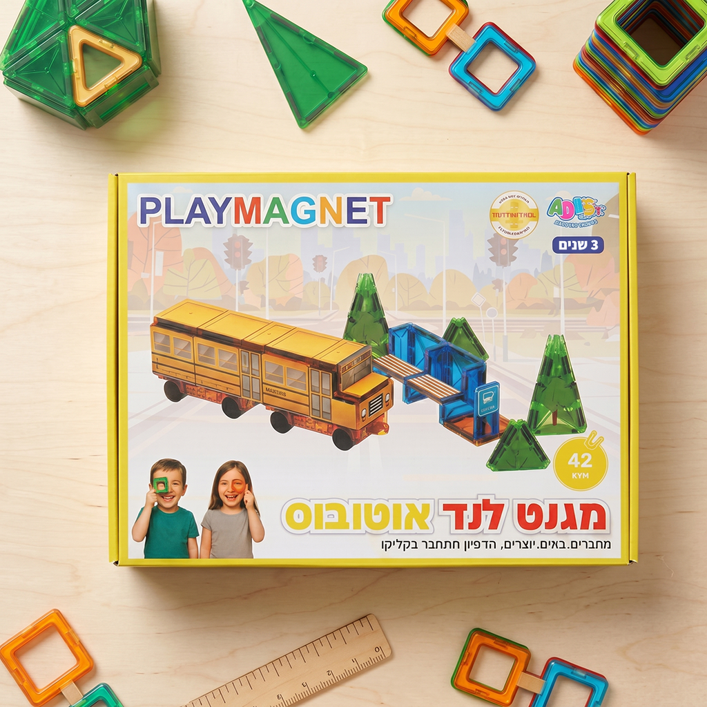 מגנט לנד – משחקי בנייה מגנטיים