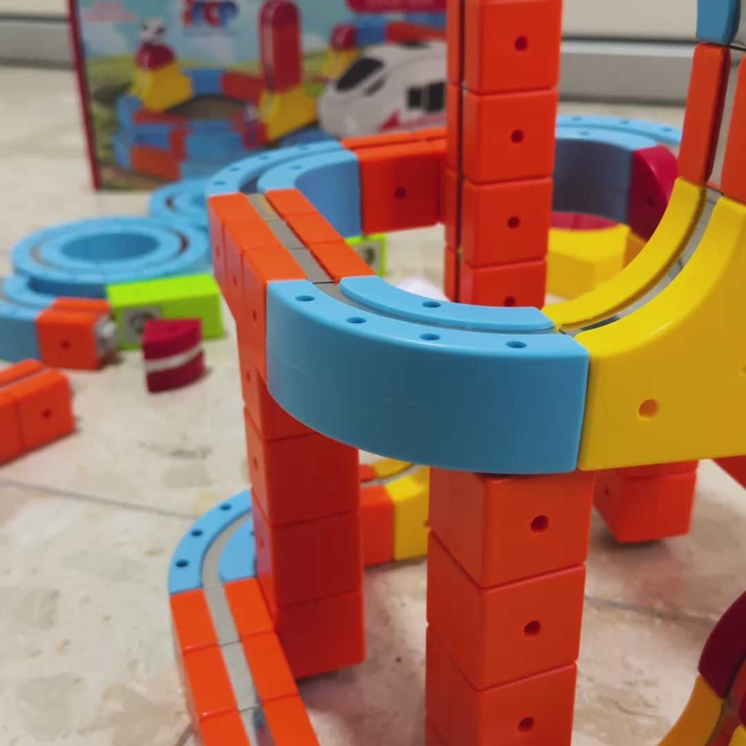 מסילת העתיד – רכבת חשמלית מגנטית 150 חלקים מבית I-POP